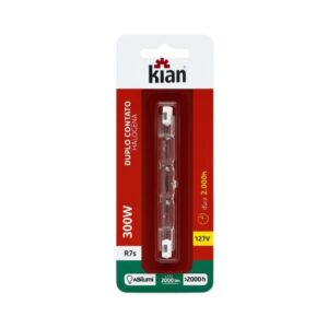 LÂMPADA HALÓGENA PALITO - 300W 127V R7S - 1302