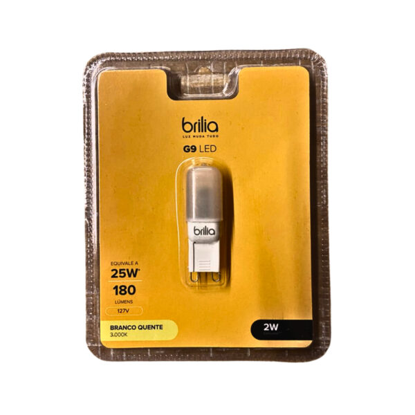 LED BRILIA LAMP G9 2W 3000K 180LM 127V - 314290
