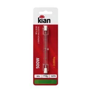 LÂMPADA HALÓGENA PALITO – 500W 127V R7S – 1412